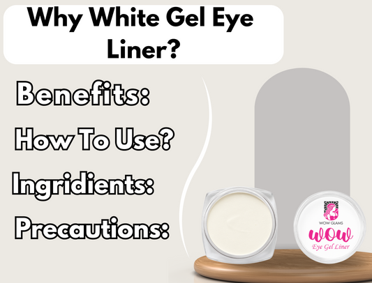 white gel liner, eye liner, makeup eye liner