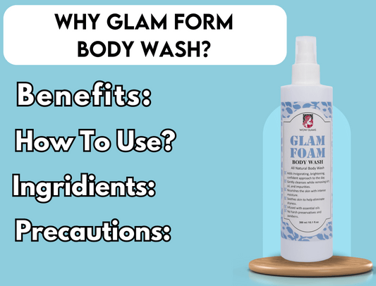 best body wash in Pakistan, wow glams glam foam body wash, salicylic acid body wash