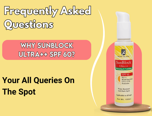best sunblock in Pakistan, wow glams sunblock SPF 60, whitening sunblock