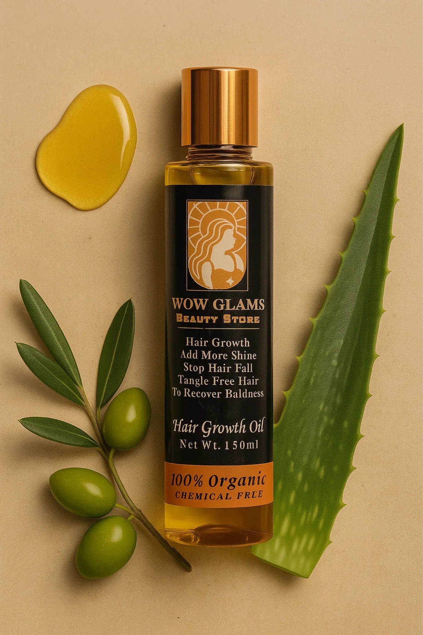 Hair Food Oil | 16 Oils Blend Hair Growth Oil - Wow Glams