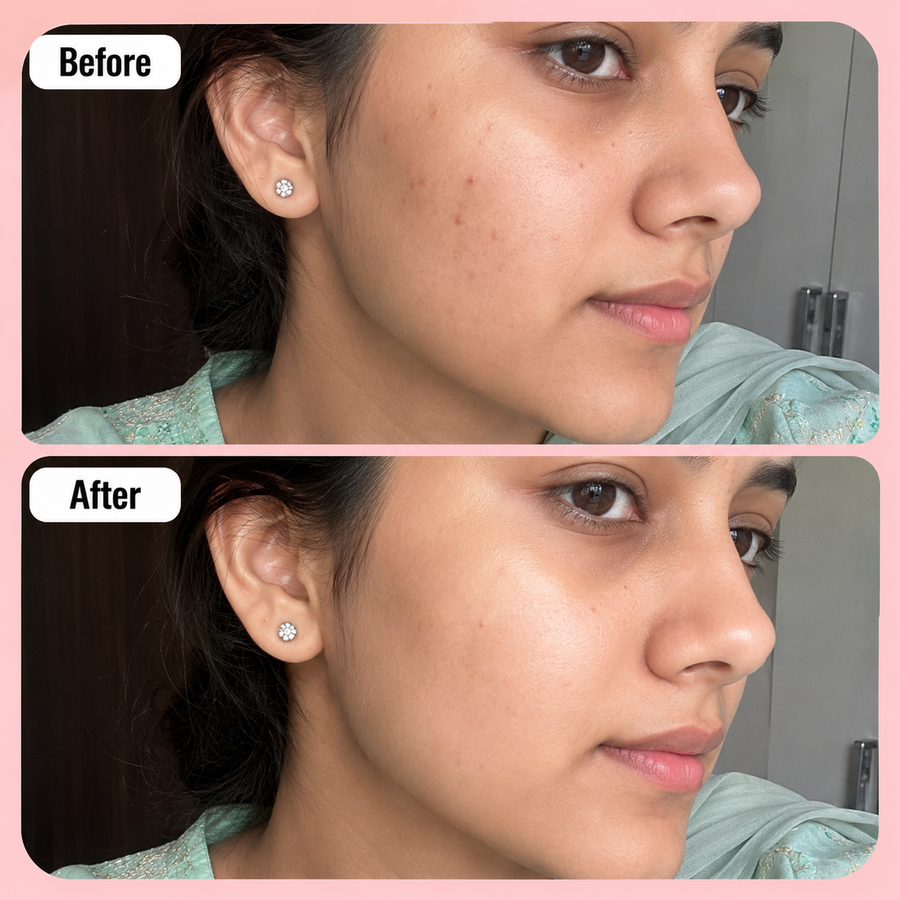 LURE Brightening Cream results