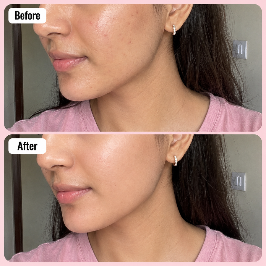 LURE Brightening Face Wash results