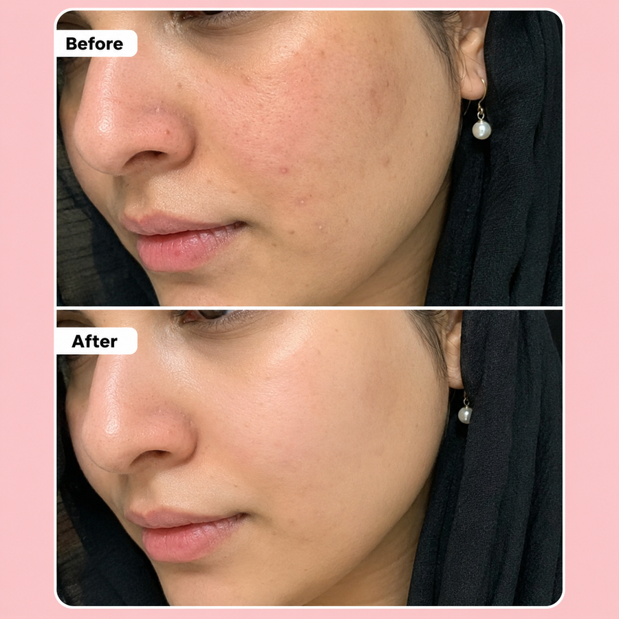 LURE Brightening Cream results