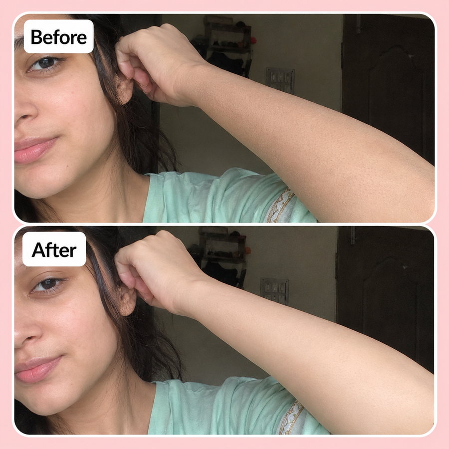 Body Brightening Trio Kit results