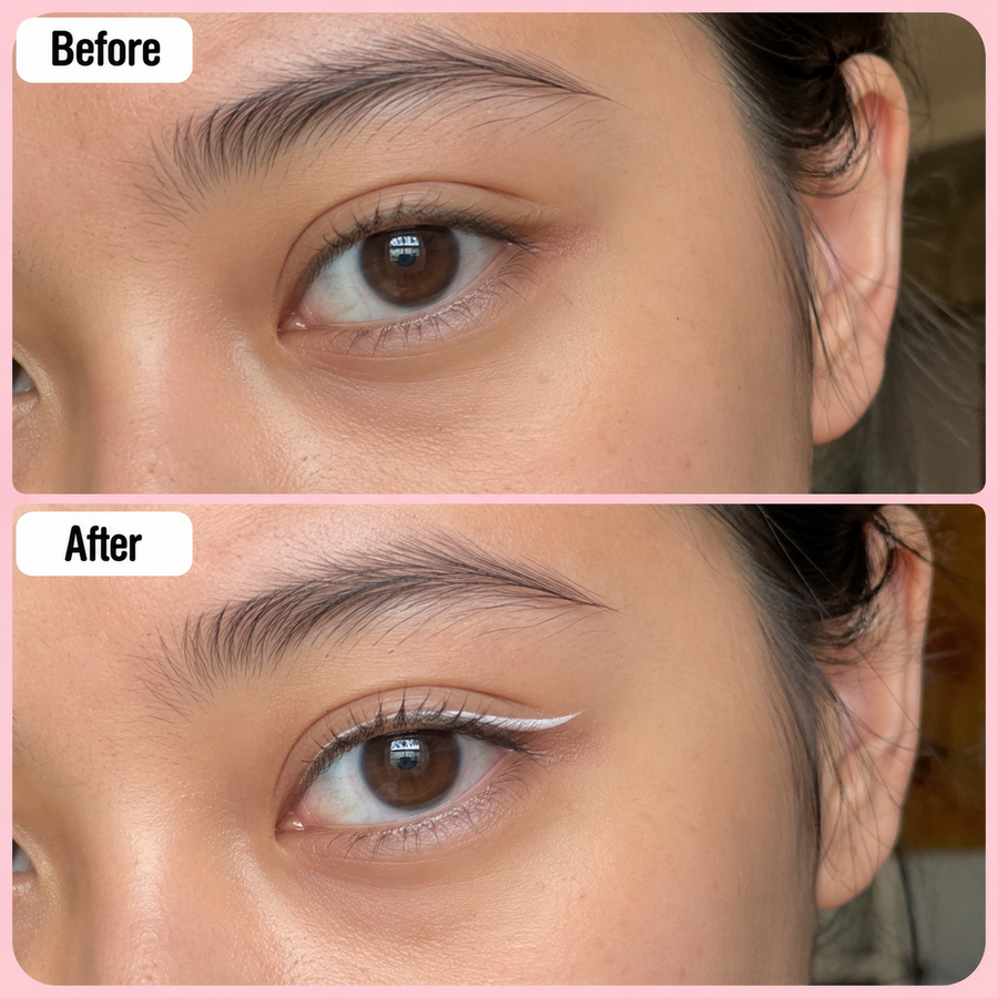 Wow White Gel Liner | Waterproof Gel Liner results