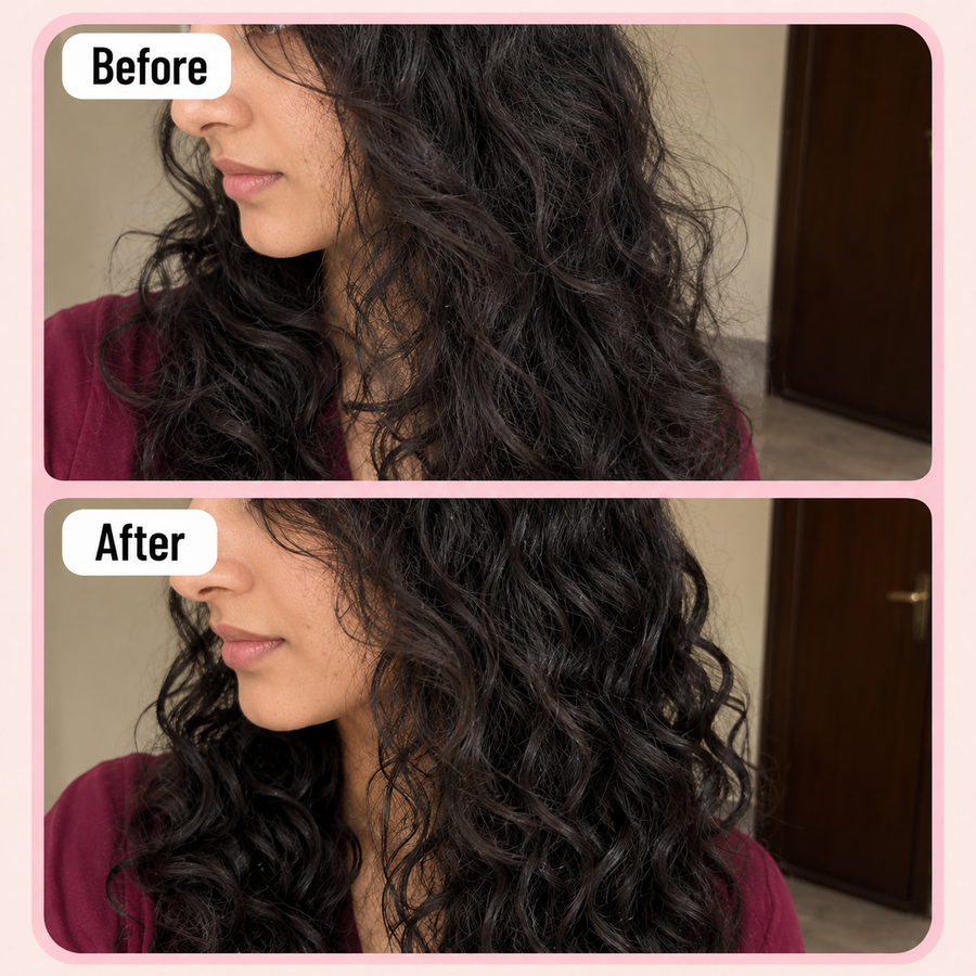 Bomb Shell Hair Serum | 2% Argan Oil results