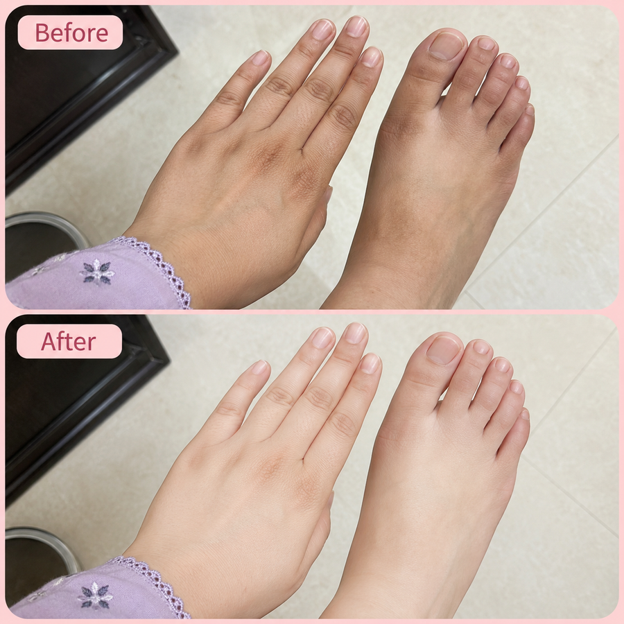 Hand & Foot Brightening Cream results