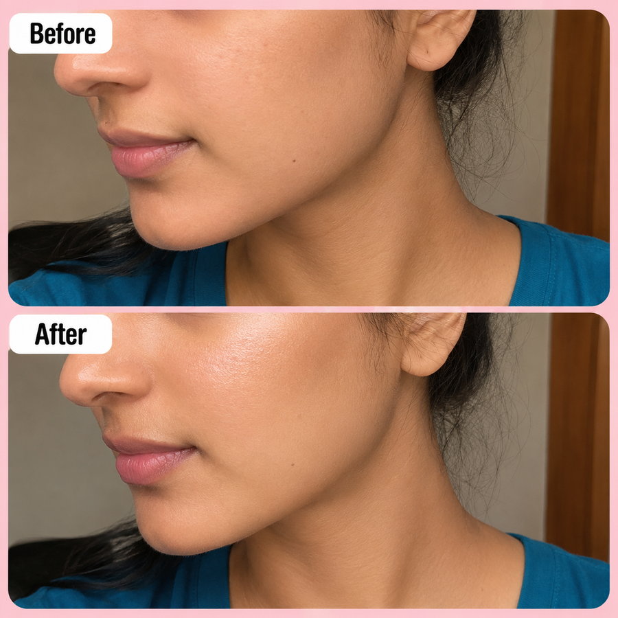 Bronze Shade Highlighter Makeup results