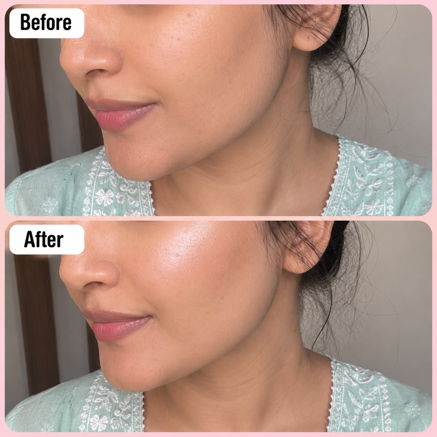 Lightening Shade Highlighter Makeup results