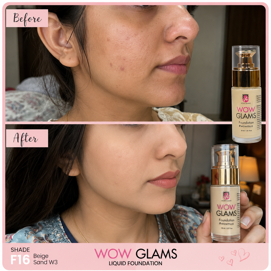 WOWLOOK Foundation - W3 F16 Shade Foundation | Beige - Sand results