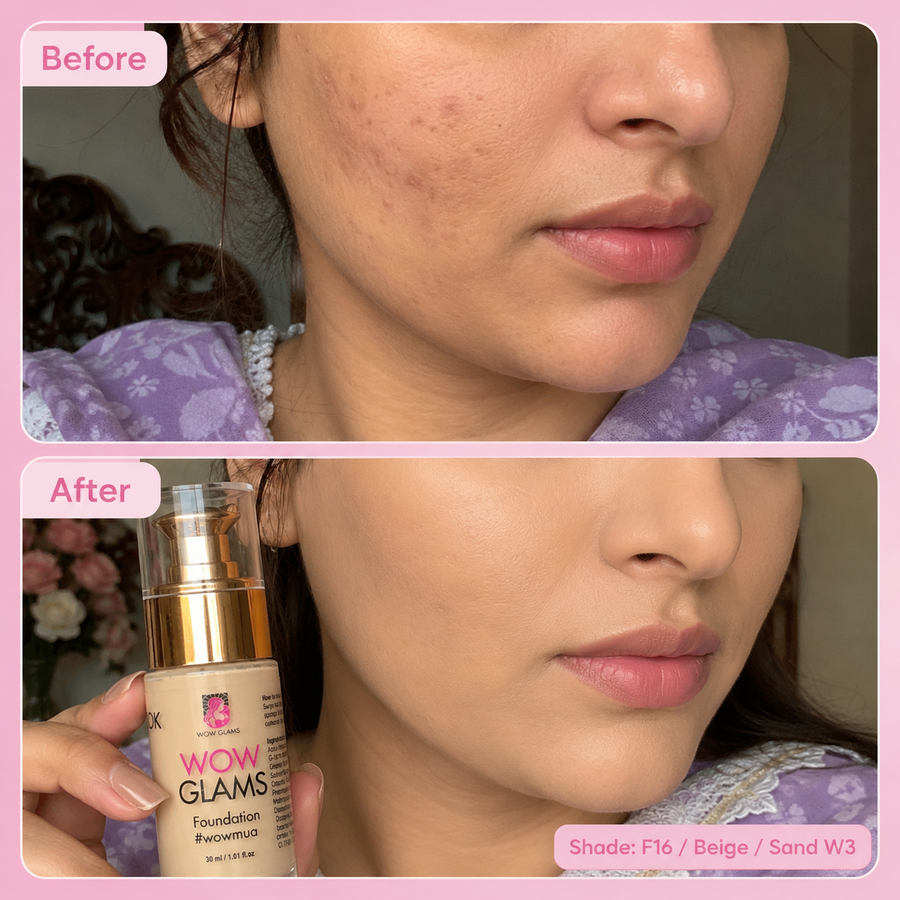 WOWLOOK Foundation - W3 F16 Shade Foundation | Beige - Sand results