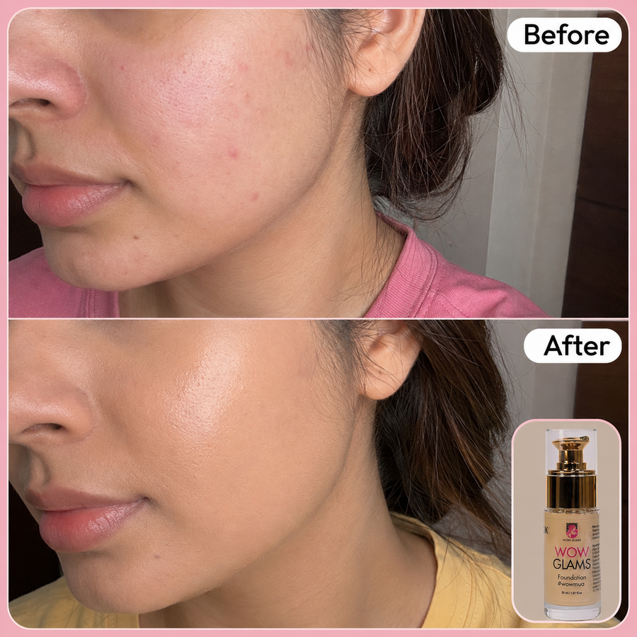 WOWLOOK Foundation - W5 NB2 FS38 Shade Foundation | Golden Honey - Almond results