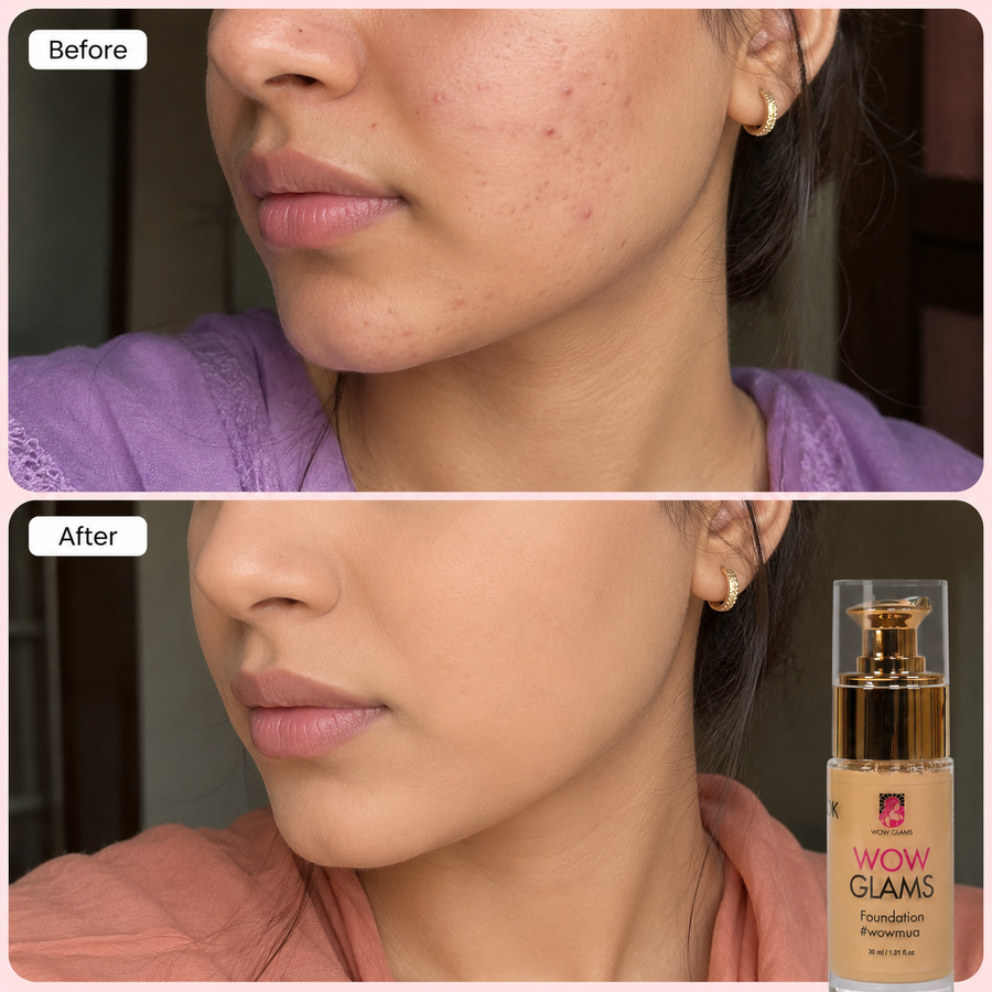 WOWLOOK Foundation - W5 NB2 FS38 Shade Foundation | Golden Honey - Almond results