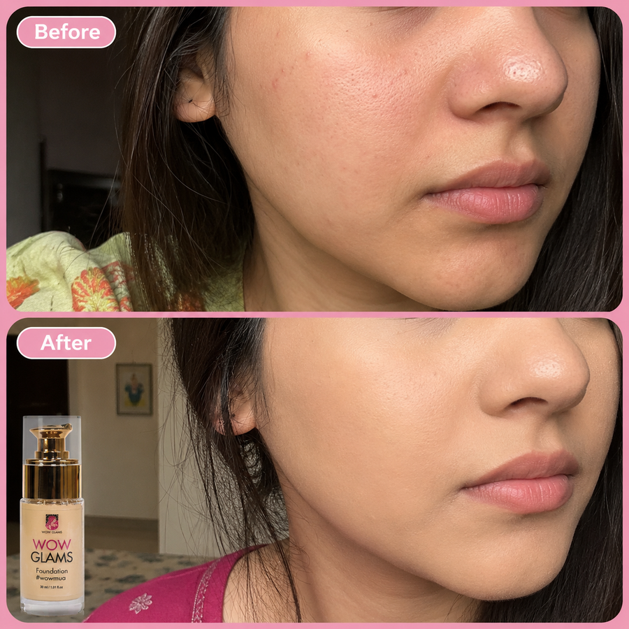WOWLOOK Foundation - W5 NB2 FS38 Shade Foundation | Golden Honey - Almond results