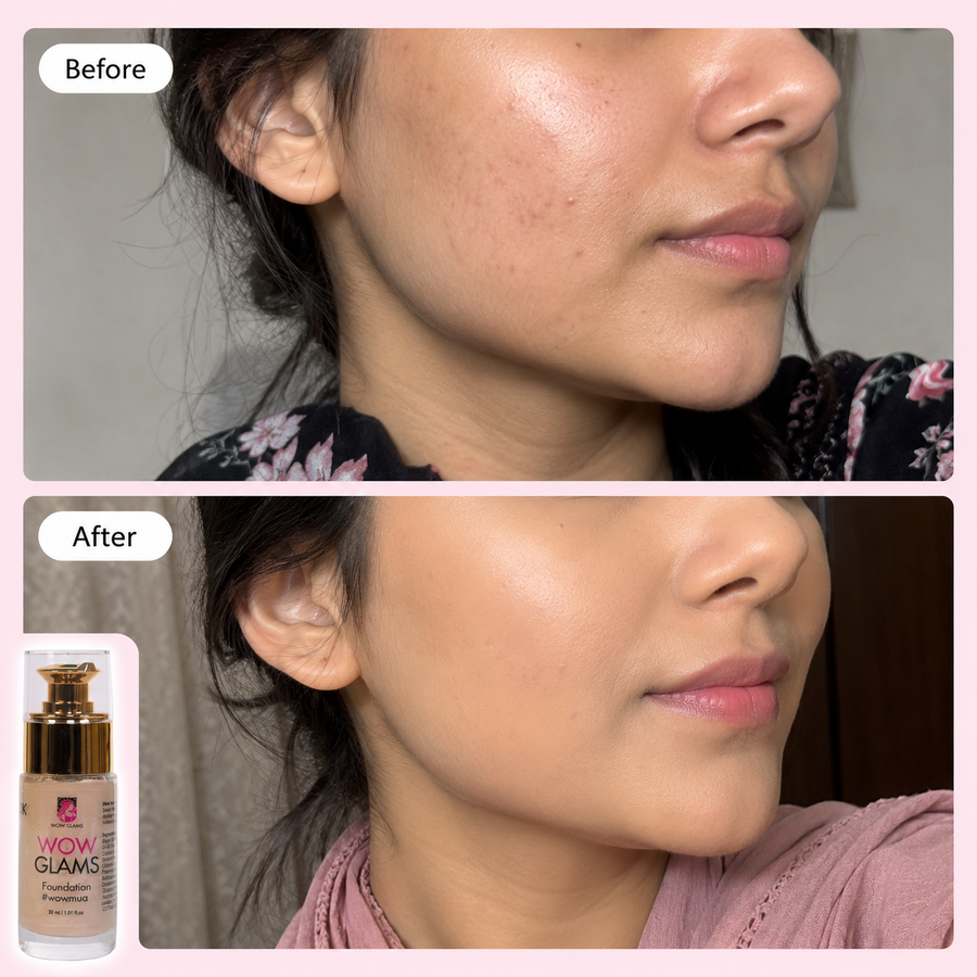WOWLOOK Foundation - W6 NB4 FS36 Shade Foundation | Almond - Mocha results