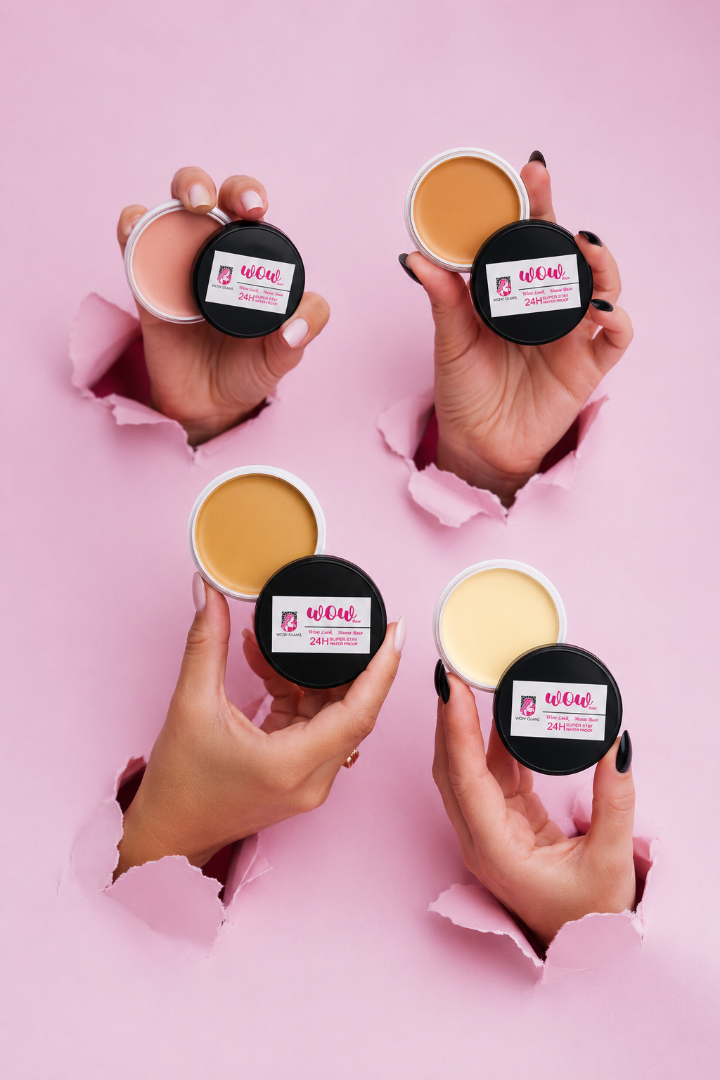 Wow Matte Foundation, Moose Base Foundation, Compact Powder Foundation, Professional Foundation