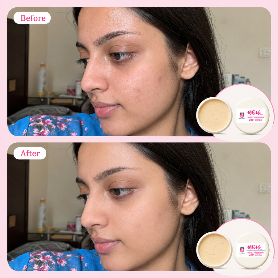 Wow S1 45 Shade Powder Foundation – Mineral Base Makeup results