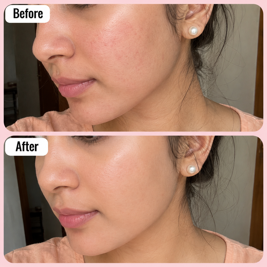 Sensitive Herbal Skin Polish | Skin Polishing results