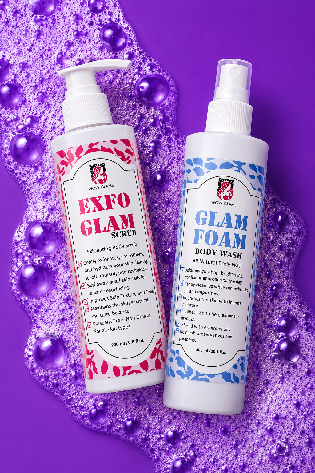 Body Bliss Deal | Body Scrub & Whitening Body Wash - Wow Glams