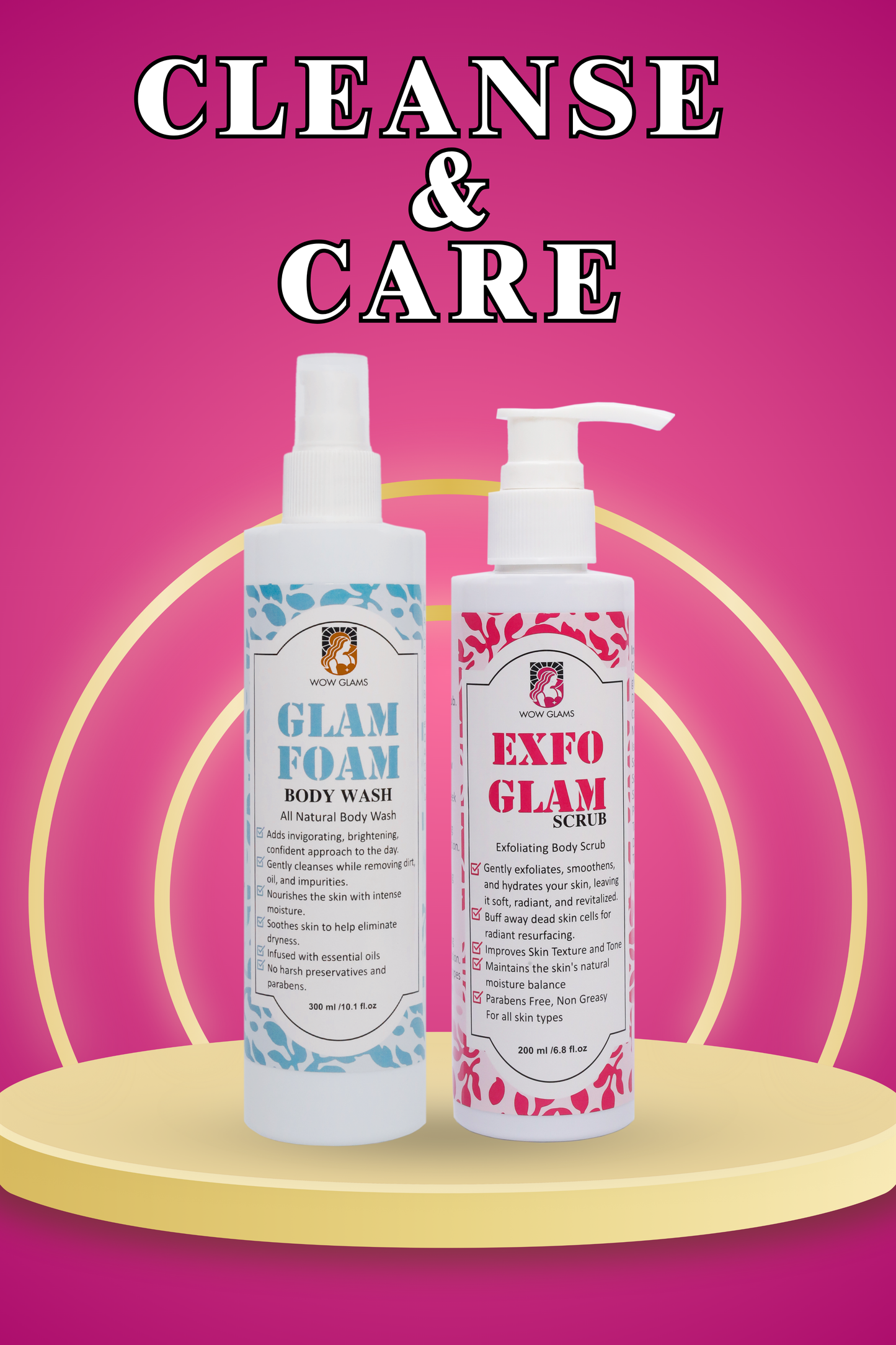 Body Bliss Deal | Body Scrub & Whitening Body Wash - Wow Glams