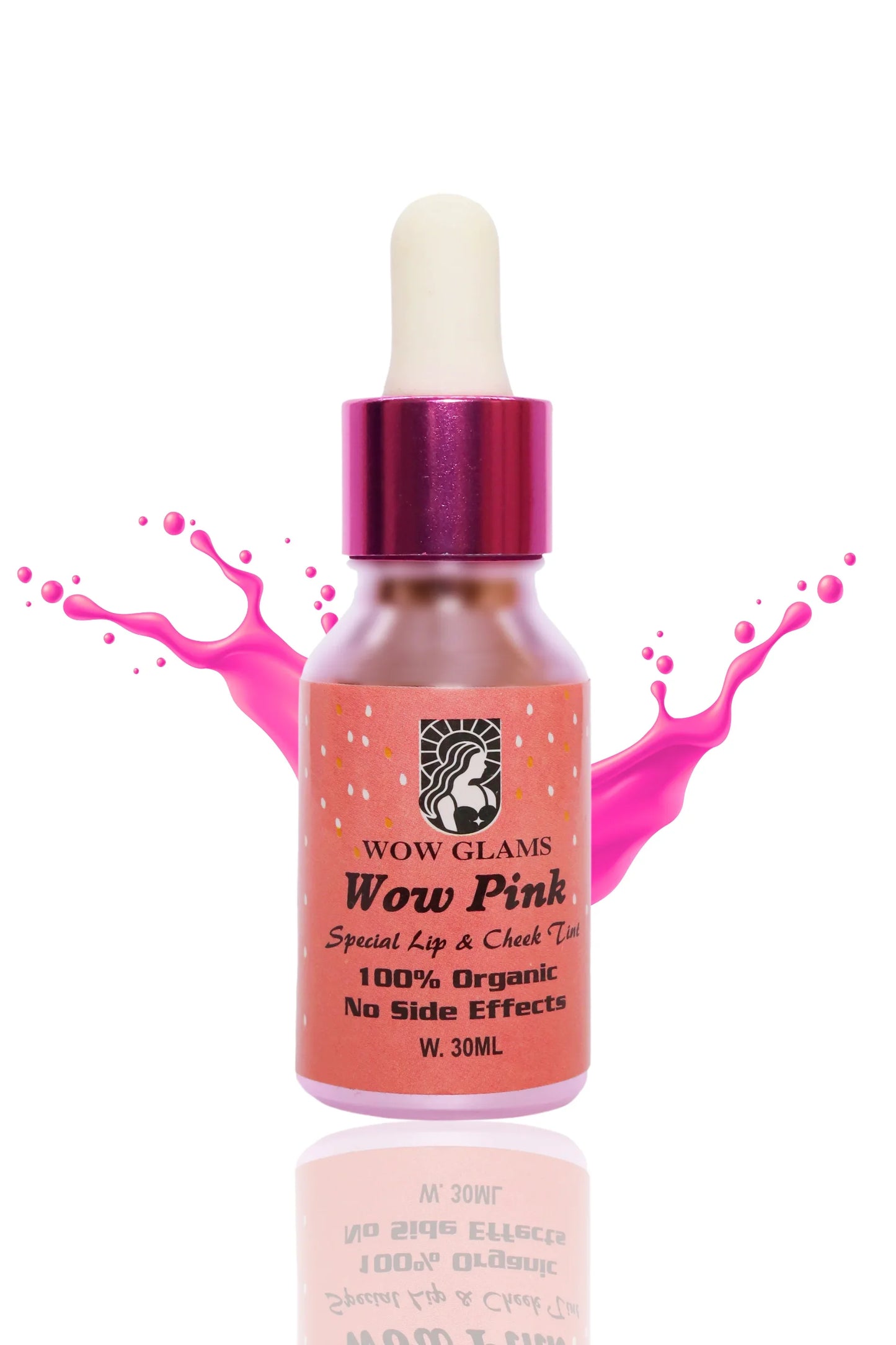 Pink Organic Lip and Cheek Tint | Lip & Cheek Stains - Wow Glams