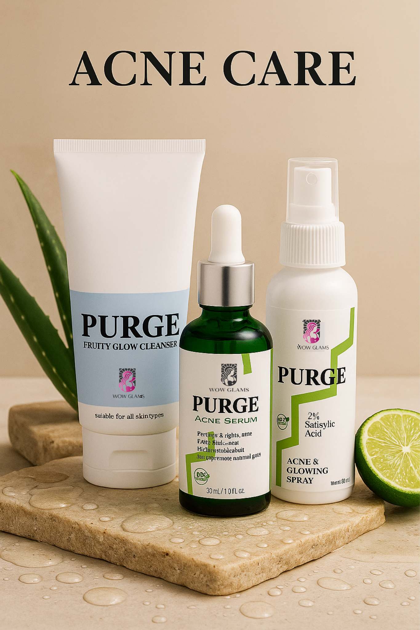PURGE Anti Acne Deal | Organic Acne Skin Deal - Wow Glams