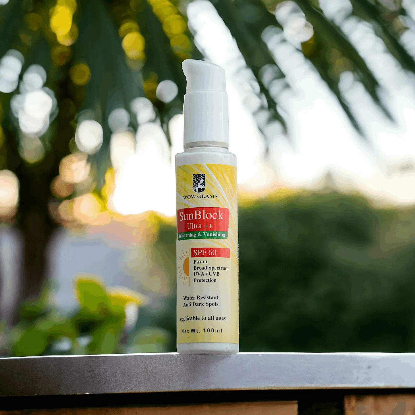 Sunblock SPF 60 | Whitening Sunblock - No White Cast - Wow Glams