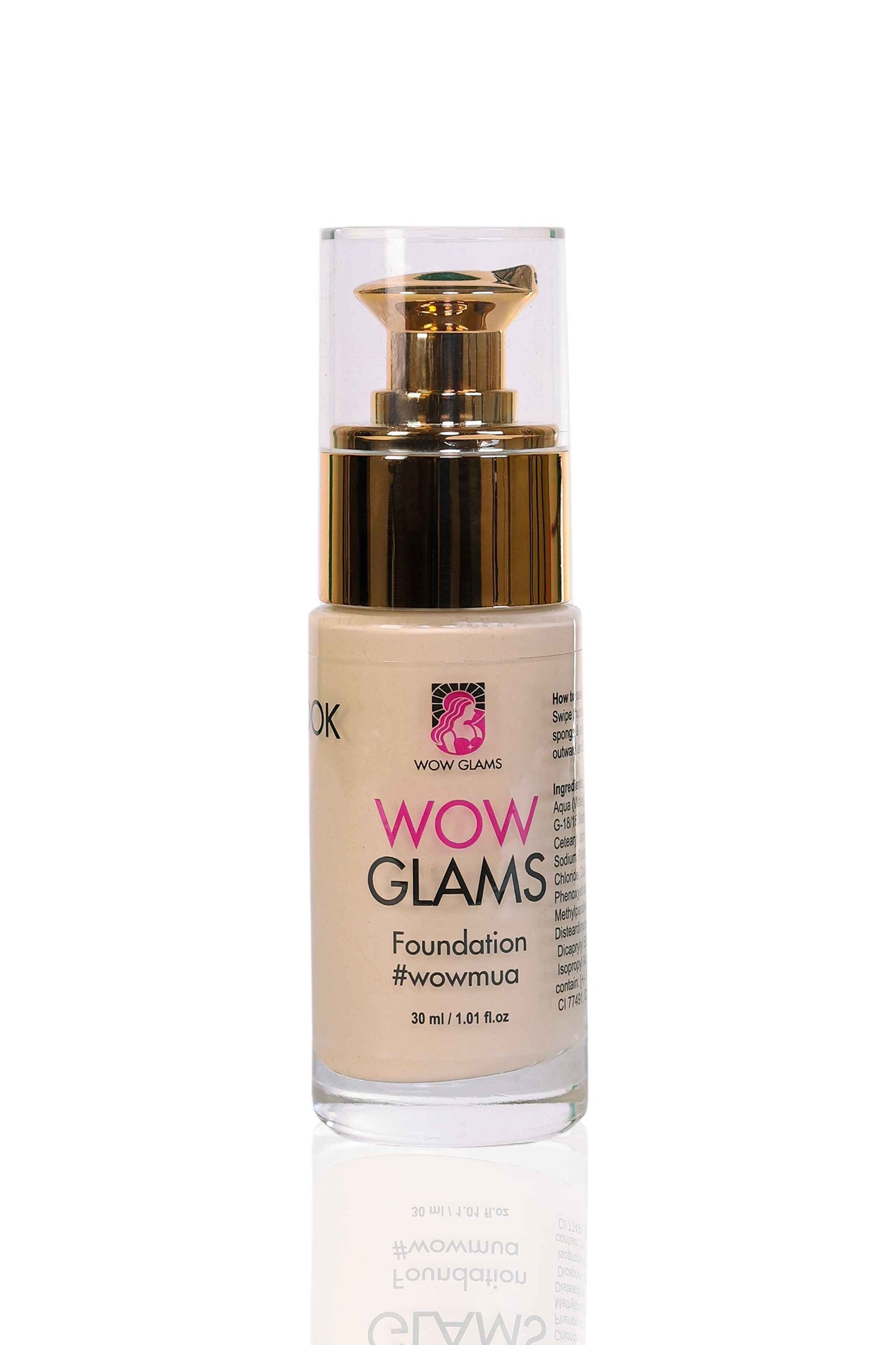WOWLOOK Foundation - W1 Ivory Shade Foundation | Porcelain - Ivory - Wow Glams