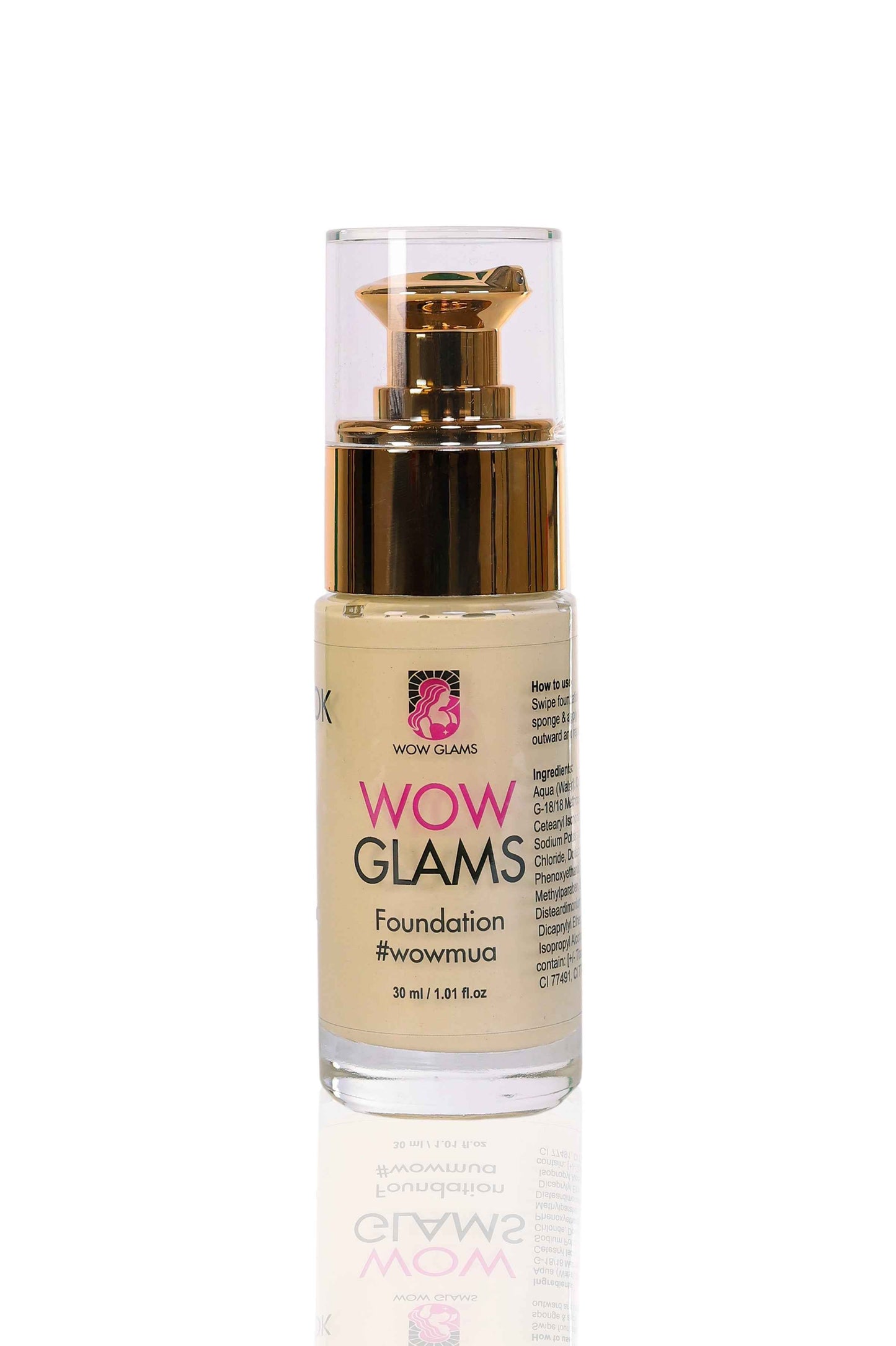WOWLOOK Foundation - W2 F1 Natural Shade Foundation | Light Beige - Wow Glams