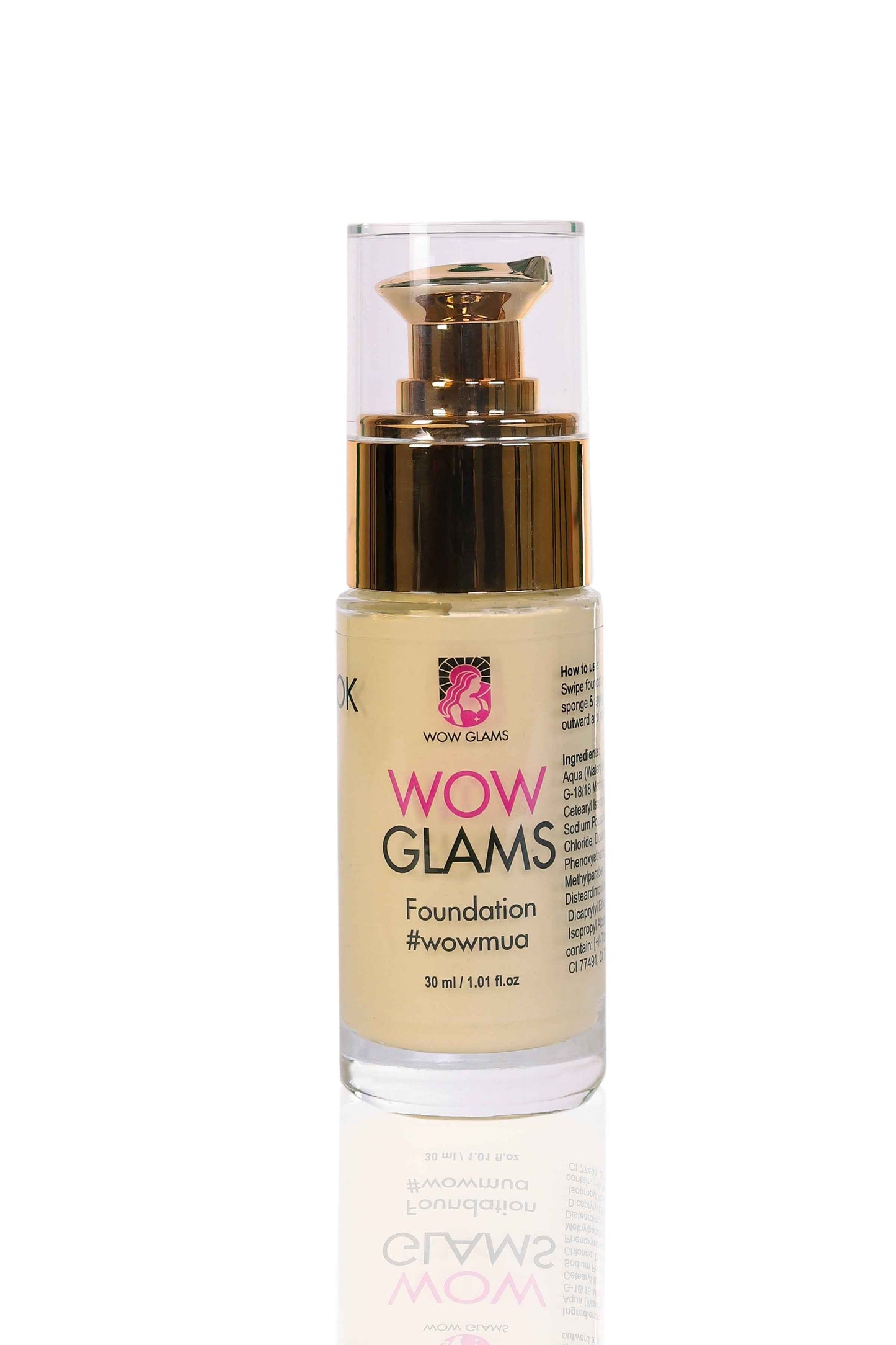 WOWLOOK Foundation - W3 F16 Shade Foundation | Beige - Sand - Wow Glams