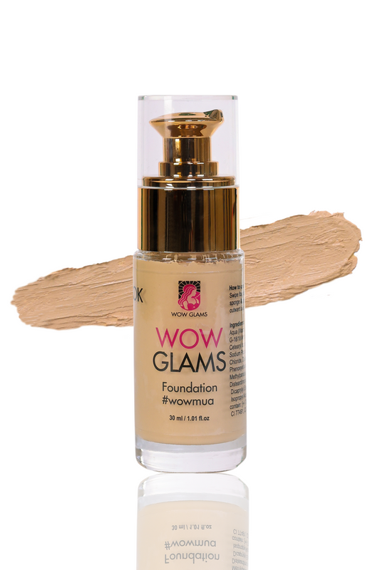 WOWLOOK Foundation - W5 NB2 FS38 Shade Foundation | Golden Honey - Almond - Wow Glams
