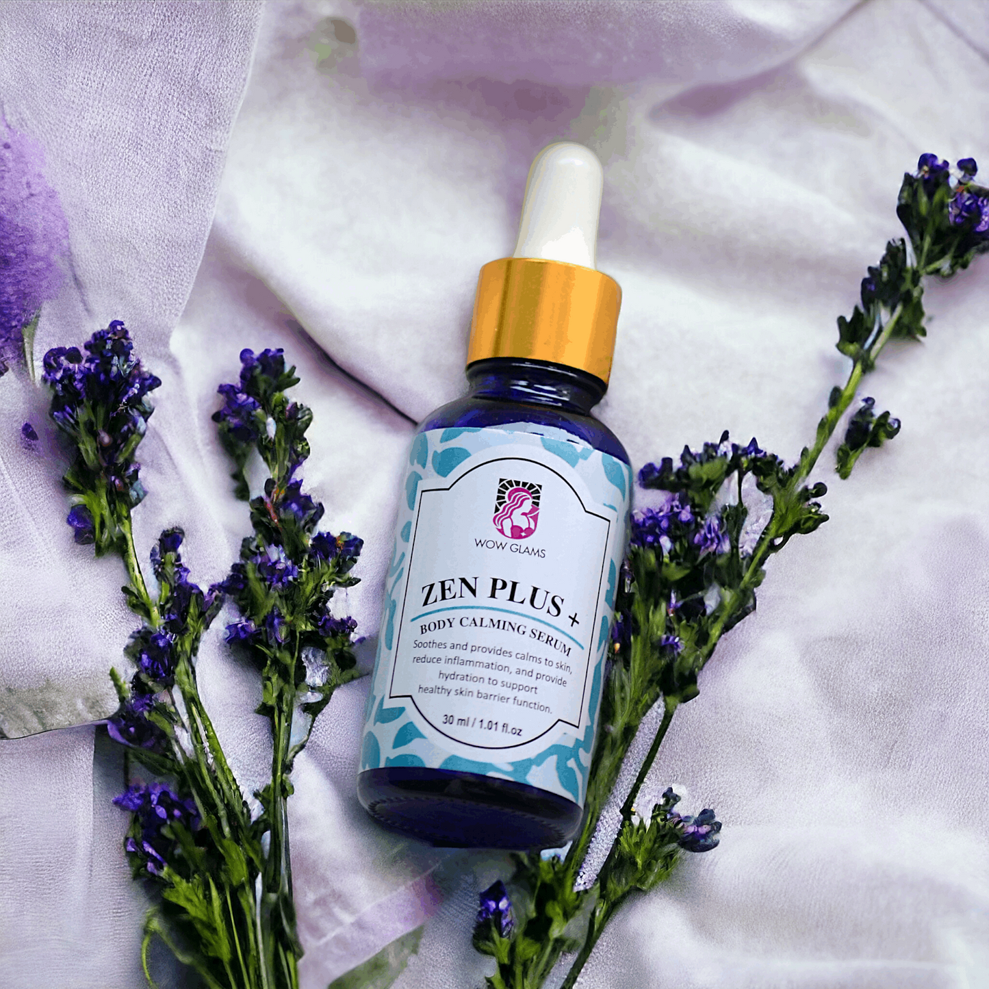 Zen Plus Skin Calming Serum | Anti-Stress Serum - Wow Glams