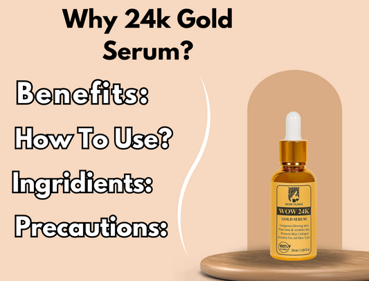 24k Gold Serum, Face Serum, Glowing Serum, Whitening Serum