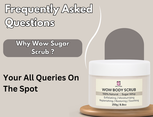 wow sugar scrub, body scrub, sugar scrub for face