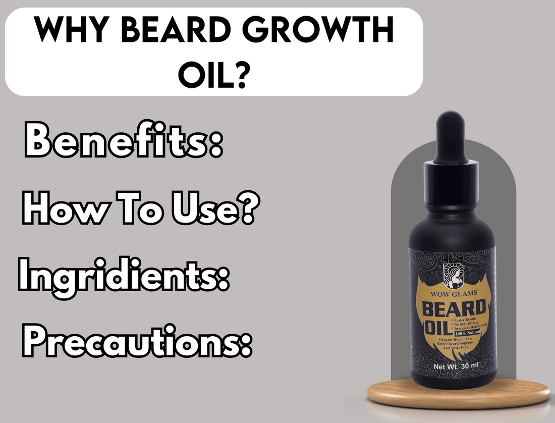 wow glams beard oil, beard growth oil, Argan oil hair serum