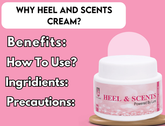 Wow Glams HEELS and SCENTS Cream - 100% Natural Heel Repair & Odor Control Cream