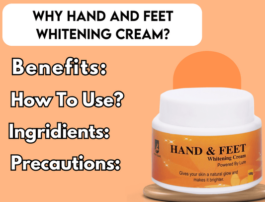 Wow Glams Hand and Feet Brightening and Lightening Cream - 100% Organic Hand and Feet Care Lightening Cream