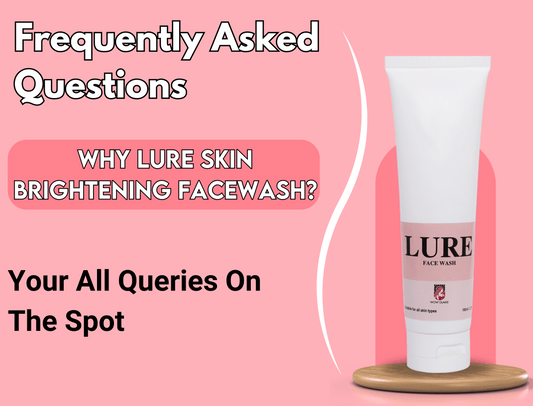 Wow Glams LURE Skin Brightening Facewash with benefits and results, 100% organic, 180ml