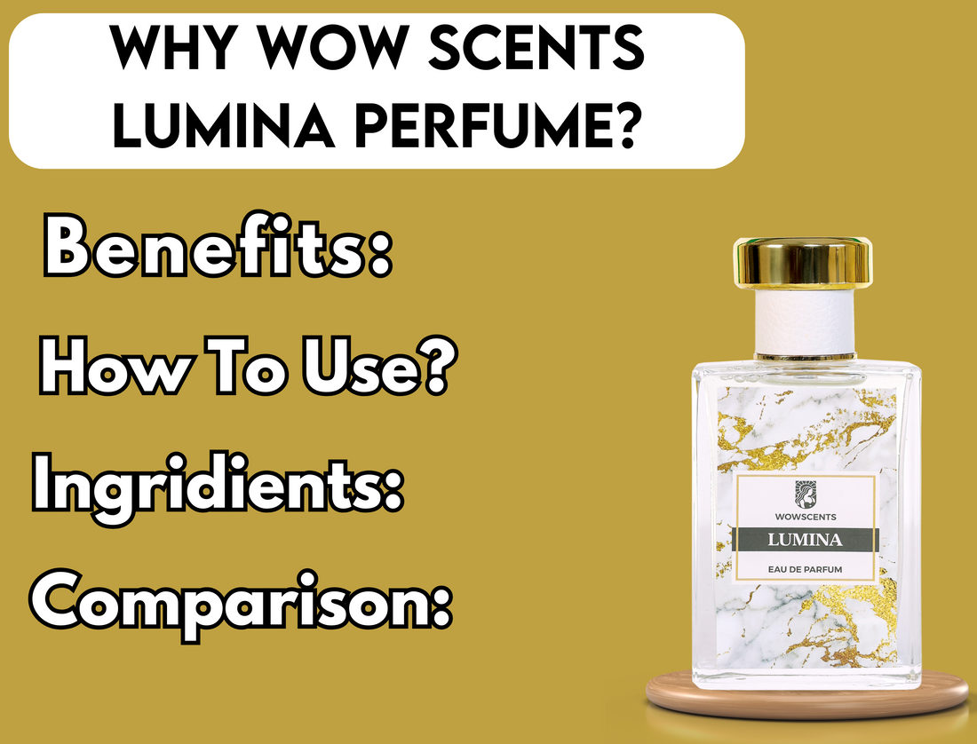 wow scents of White Oud Perfume, LUMINA impression perfume, white oud notes with Arabian Oud Perfume.