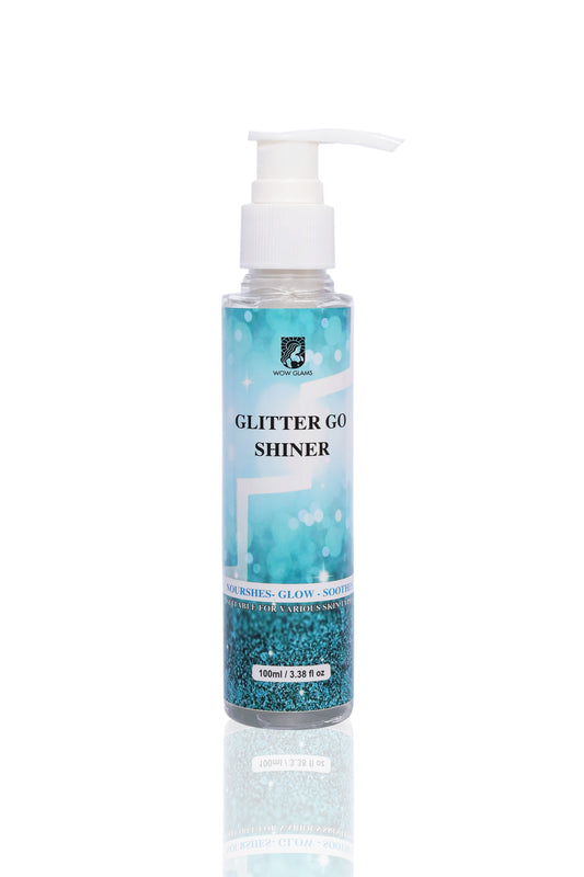 Glitter go shiner, soothing lotion by wow glams