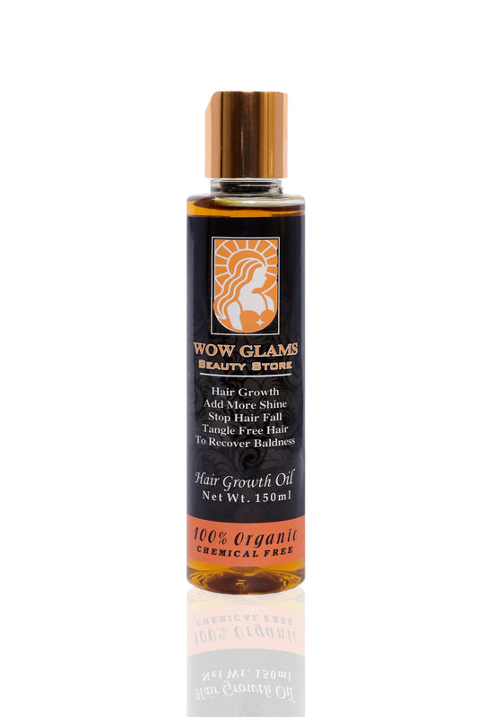 Wow Glams hair growth oil, best hair oil for fast hair growth, hair food oil, hair fall oil.