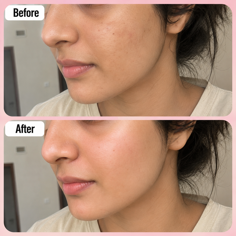 LURE Brightening Cream results