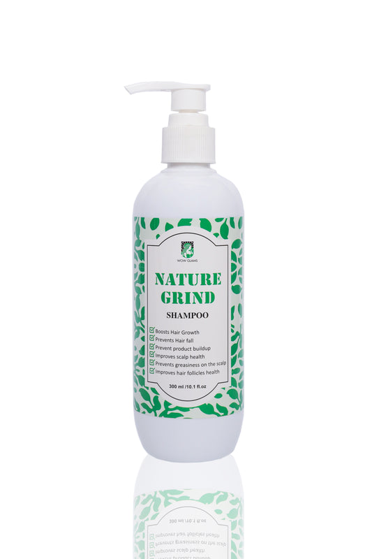 Nature Grind Shampoo | Organic Shampoo for Hairs | 100% Natural Hair Care Shampoo | Sulphates and Parabens Free Shampoo Wow Glams