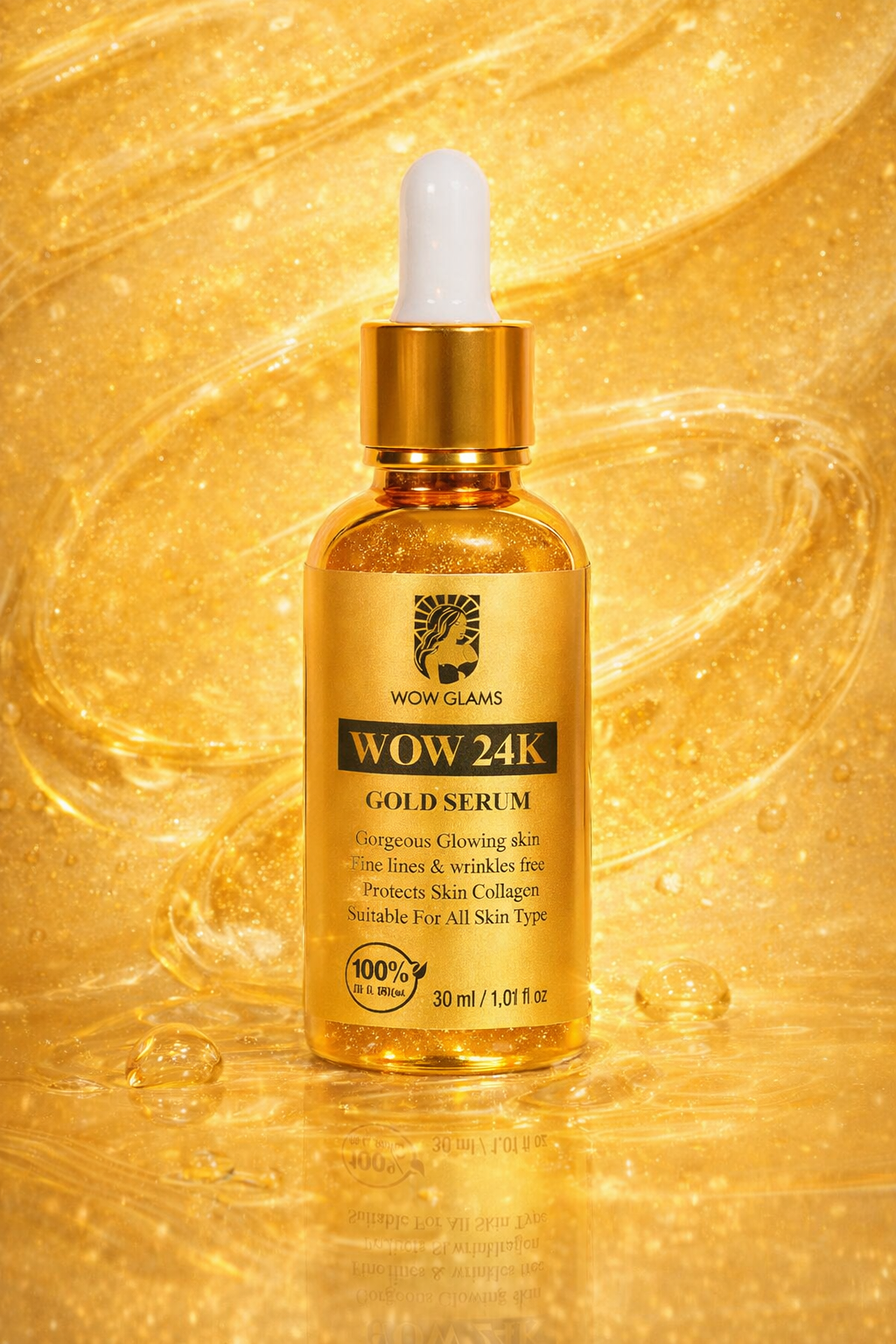 24k gold serum, 24k gold serum ampoule, gold serum benefits, serum whitening gold, best face serum in pakistan