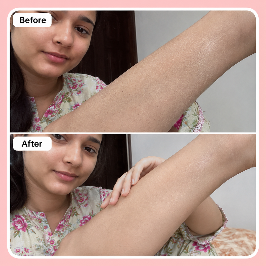 Body Brightening Trio Kit results