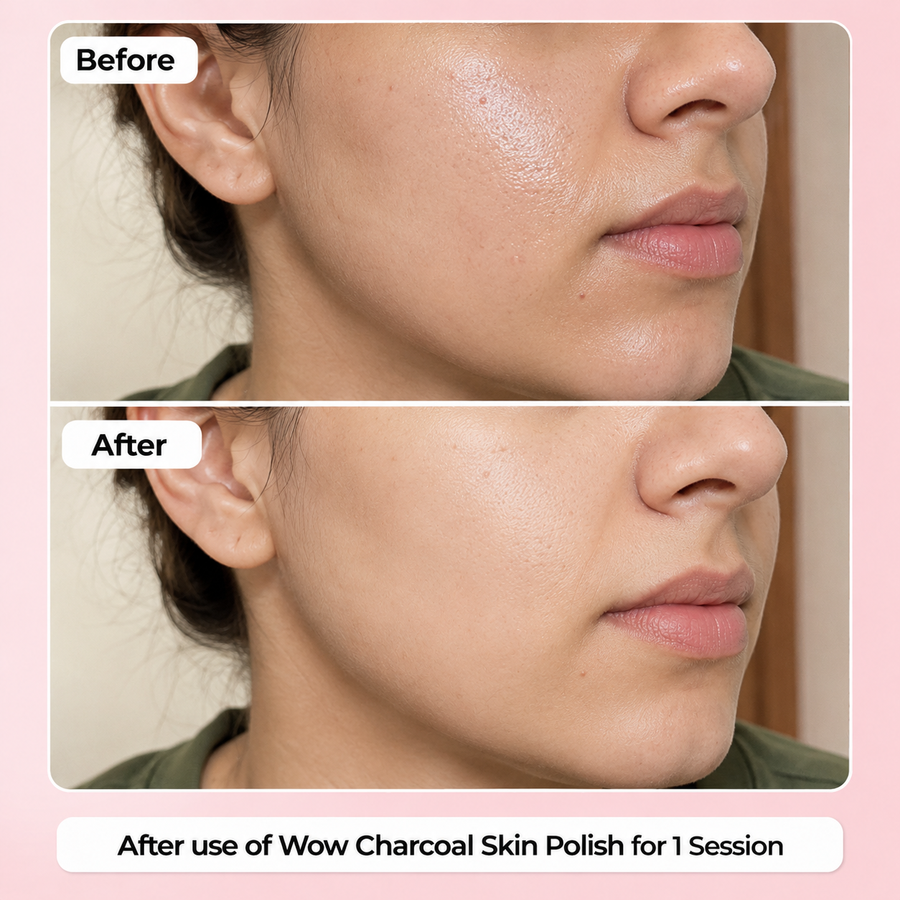 Charcoal Skin Polish | Skin Polishing results