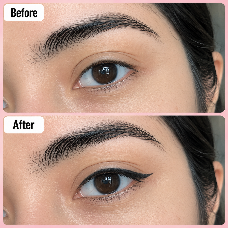 Wow Black Matte Eye Liner | Wow Cake Liner results