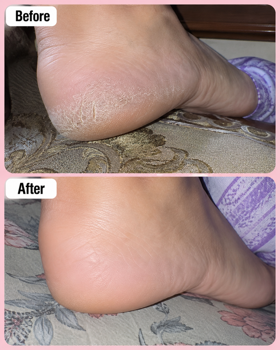 HEELS and SCENTS Cream - Cracked Heel & Foot Odor Remover Cream results