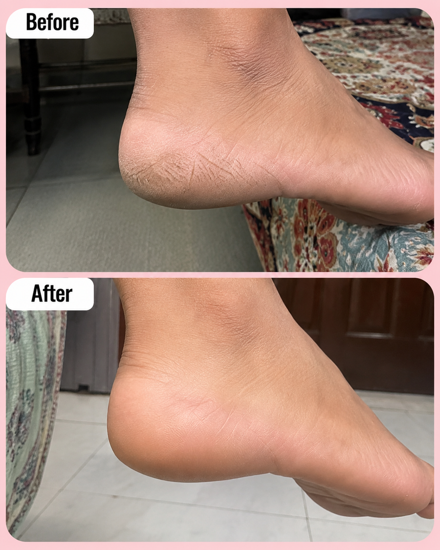 HEELS and SCENTS Cream - Cracked Heel & Foot Odor Remover Cream results