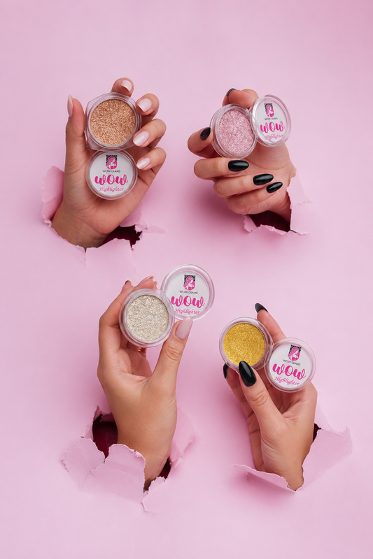 highlighter shades, face makeup, liquid highlighter